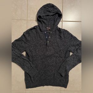 Michael Kors Knit Button Hoodie